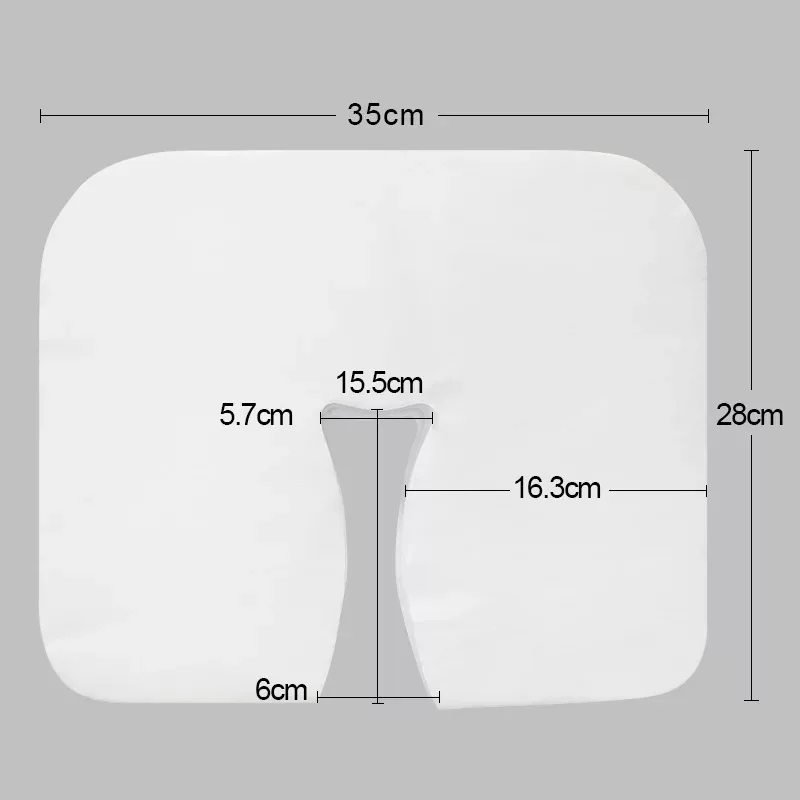Одноразовые нетканые подголовник Подушка Бумага красота спа салон кровать