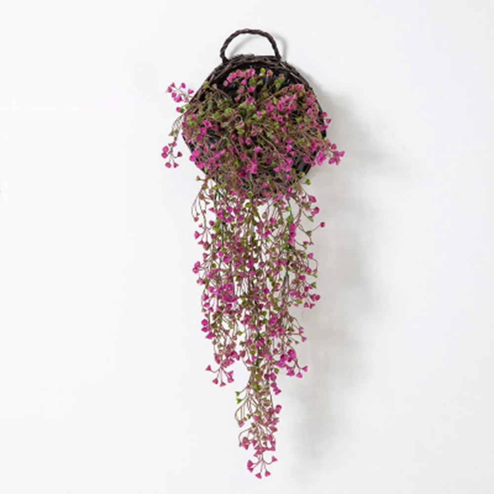 Настенный забор подвесной горшок для растений цветочный ручная работа корзина