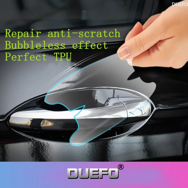 Новый TPU наклейки автомобильный протектор дверной ручки пленка для vw Bmw Alfa Romeo Skoda