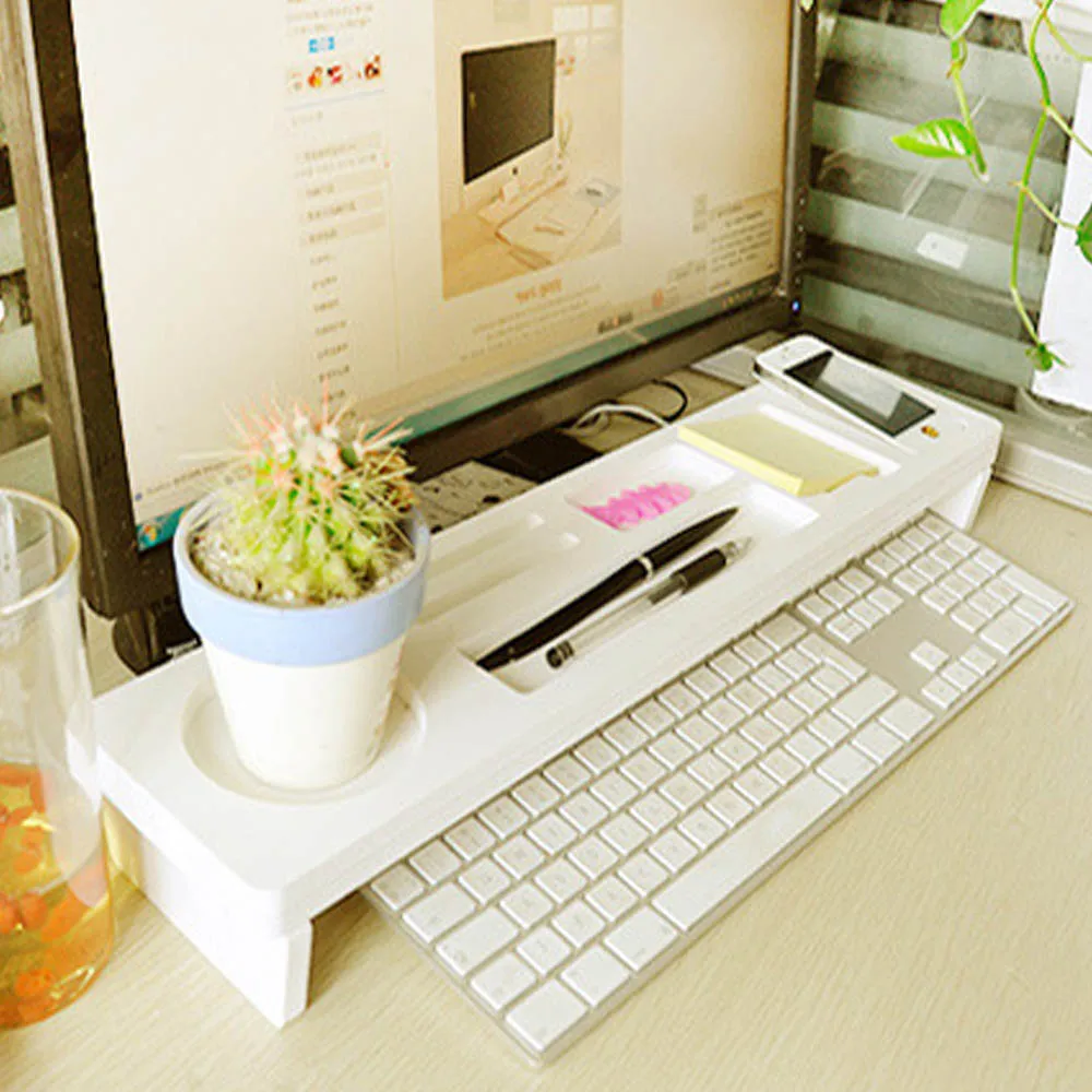 Настольный органайзер для хранения над клавиатурой настольные мелочи небольшие