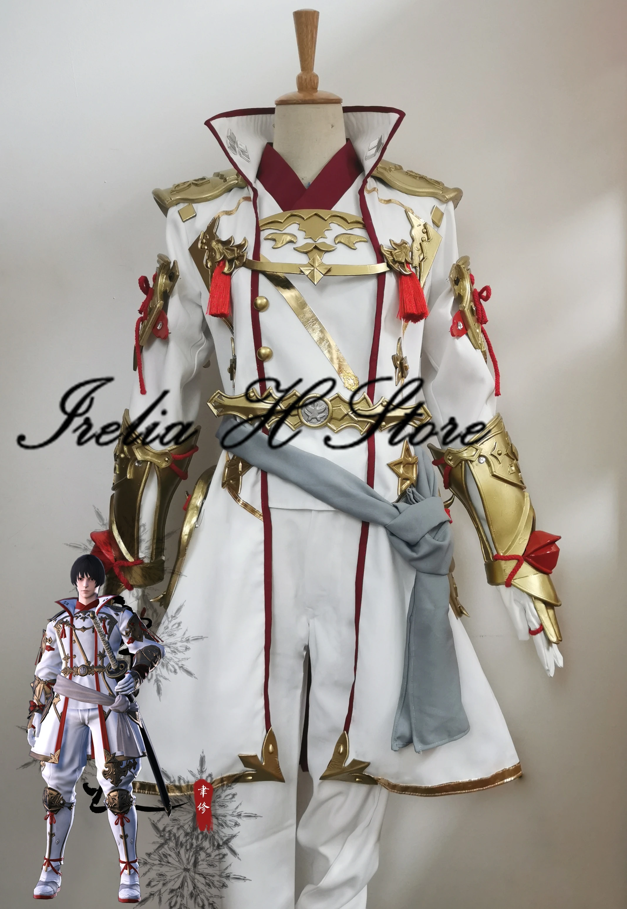 FF14 Костюм Final Fantasy XIV Asahi sas Брут карнавальный костюм изготовление под заказ с