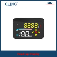 eling car head up display obdgps dual system hud windshield projector drving direction rpm speed alarm water temp for all cars