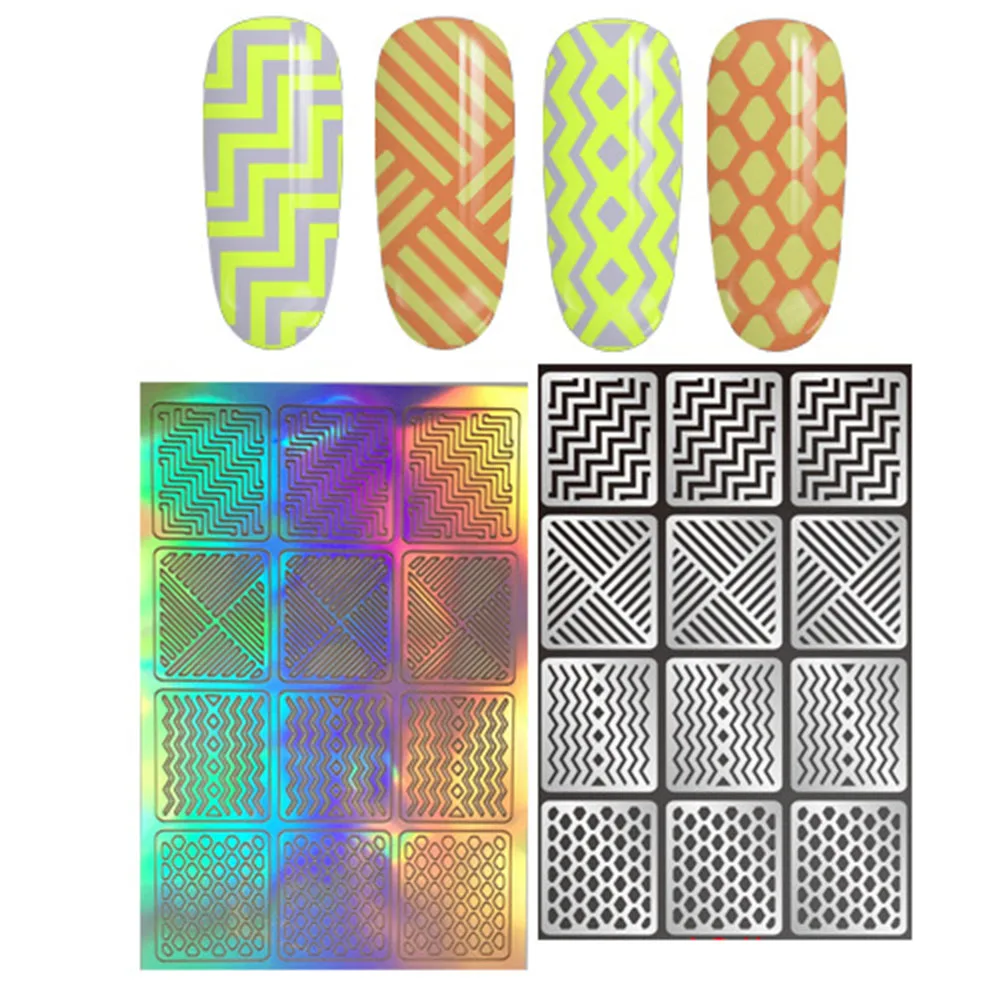 Дизайн ногтей Картины Шаблон Печать пластины окрашенные инструменты маникюр