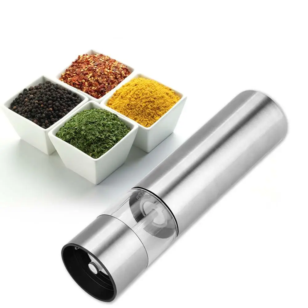 Электрическая автоматическая мельница для перца и соли кухонные инструменты