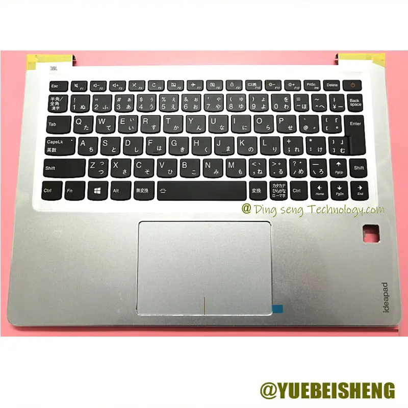 

New For Lenovo ideapad PRO Air 13 Pro 710S-13 710S Plus-13 ISK IKB Japanese keyboard upper cover Touchpad Silver,5CB0M09379