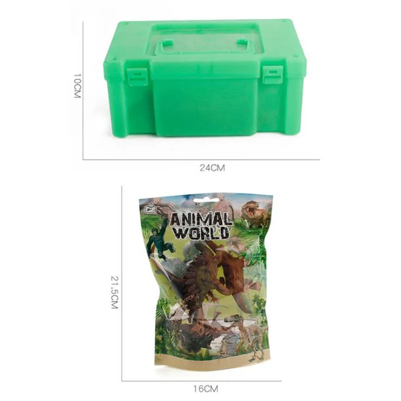 

Children's Simulation Dinosaur Model Toy Variety Dinosaur Suits Kindergarten Puzzle Cognitive Solid Hands Boy Birthday Present