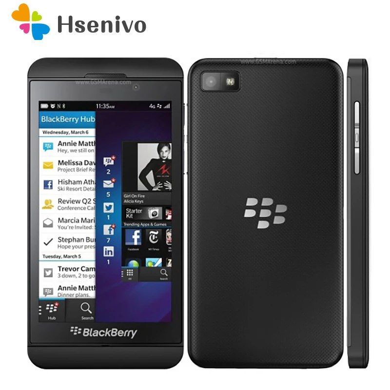 Blackberry Z10 Восстановленный двухъядерный GPS WiFi 8 Мп 4 2 дюйма Гб ОЗУ 16 ПЗУ