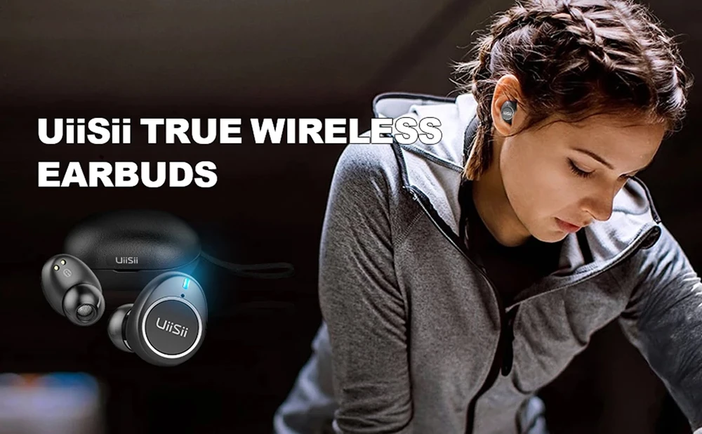 UiiSii TWS60 V5.0 bluetooth наушники сенсорные умные Мини Музыкальные Игровые наушники с микрофоном Беспроводные водонепроницаемые спортивные наушники