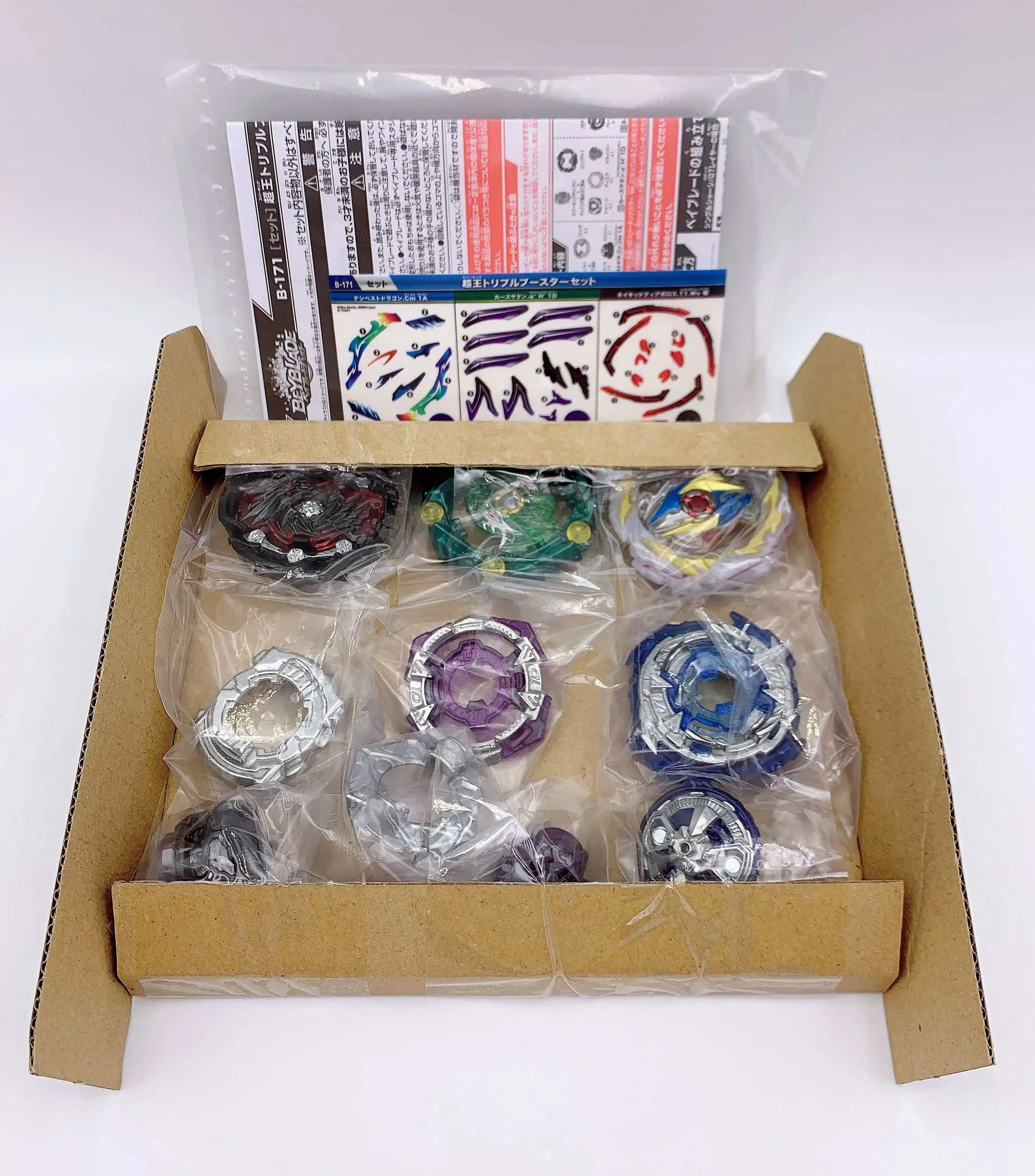 100% TOMY BEYBLADE взрыв B 171 extragrande тройной de conjunto с милыми лисами tempestad дракона детская dia