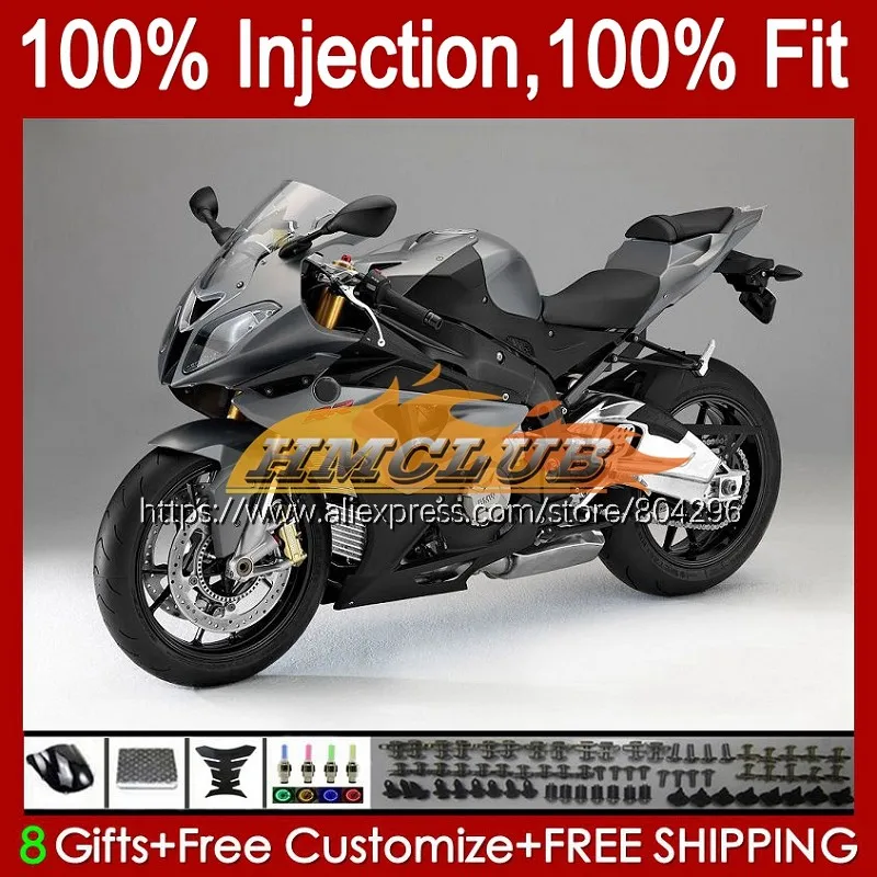 

Инъекции OEM для BMW S 1000RR 1000 RR серебристо-серый S1000-RR 105No.51 S1000RR 15, 16, 17, 18, S1000 RR 2015 2016 2017 2018 обтекатели
