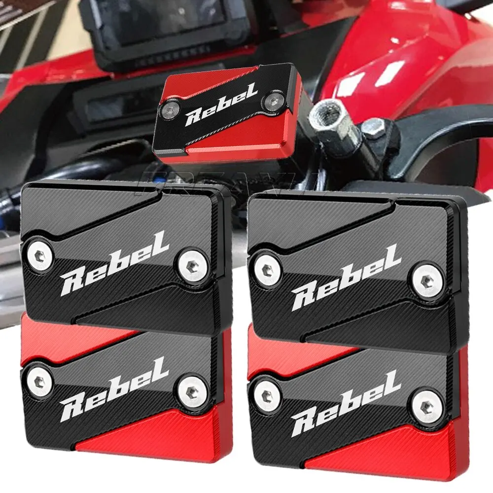 

Rebel cmx 300 500 For Honda REBEL CMX 300 500 2017 2018 2019 2020 2021 Motorclcye Knight Brake Fluid Reservoir Cover Cap
