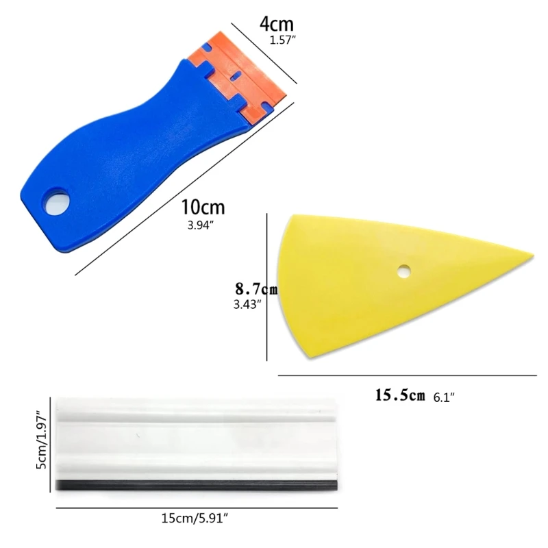 

13pcs Car Vinyl Wrap Film Squeegee Scraper Tools Sticker Wrapping Tool Auto Window Tint Foil Magnetic Stick Squeegee Auto 28GC