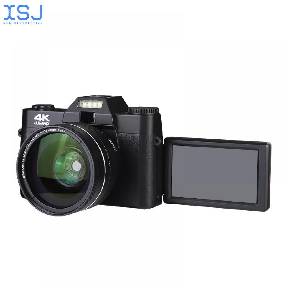 

Cameras Hd 48Mp Digital Professional 4K Digital 16X Digital Zoom Recording Anti-Shake Camcorder with Wide-Angle Lens