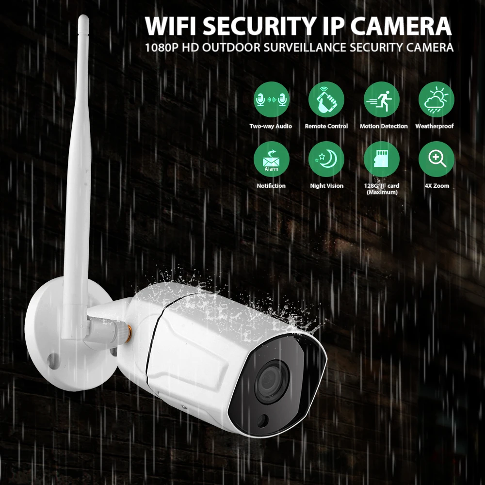 WANSCAM K23 Смарт IP камера 1080P светодиодный инфракрасный ночного видения WiFi приложение дистанционное управление Водонепроницаемая камера наблюдения 4X зум