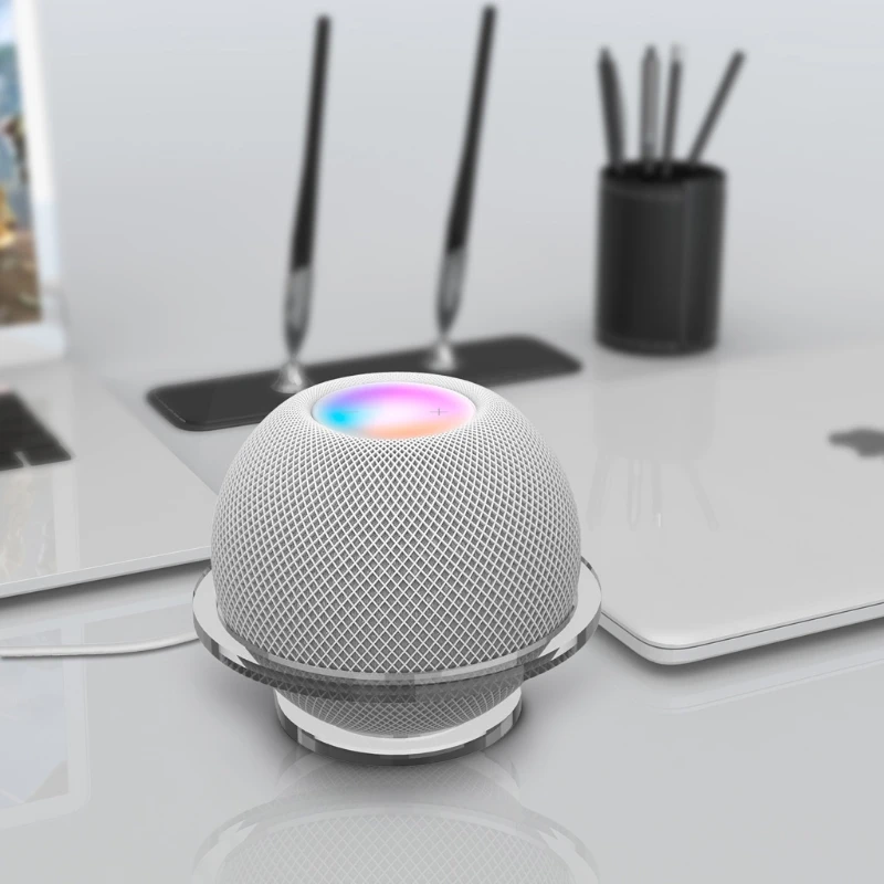 

Wall Mount Stand for Homepod Mini Holder Space Saving Acrylic Bluetooth Speaker 45BD