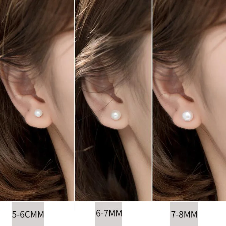 

Серьги-гвоздики из серебра 100% пробы с пресноводным жемчугом