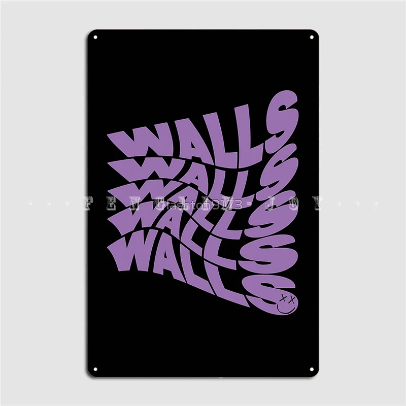 

Фиолетовые стены, металлический плакат с табличкой, постер для паба, клуба, бара, создайте жестяные пластинки Sign, постер