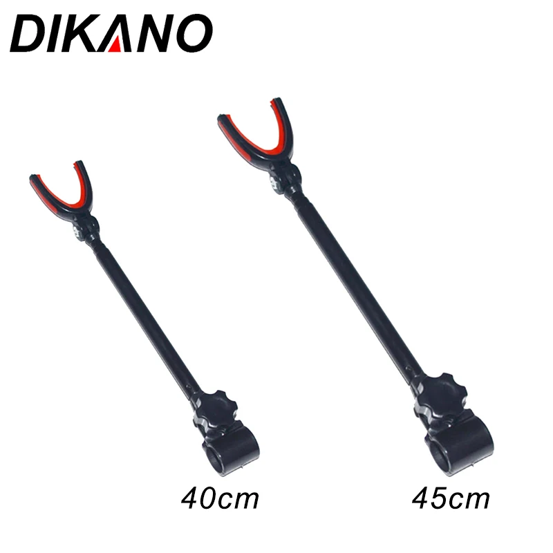 

40/45cm Fishing Rod Holder Extend Stretched Pole Stand Carbon Fiber Telescopic Brackets For 2.1m 2.7m Rod