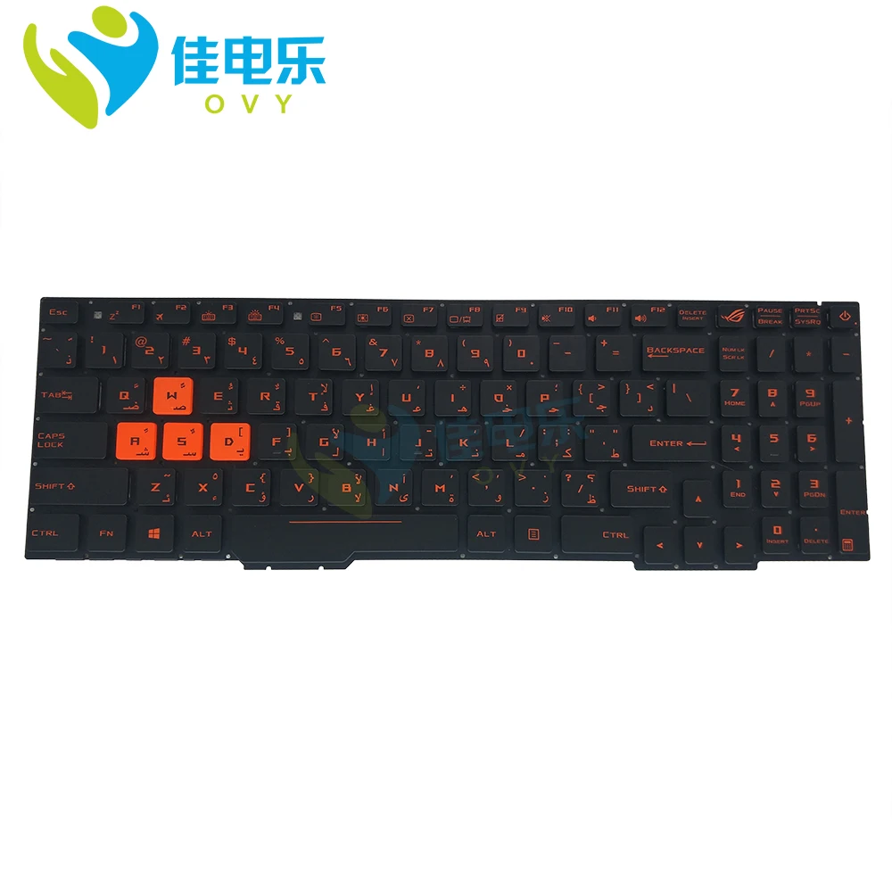 Новая клавиатура GL553 для ноутбука ASUS GL553VS GL553V AR TI с подсветкой 0KNB0-6671AR00 V156362AS1