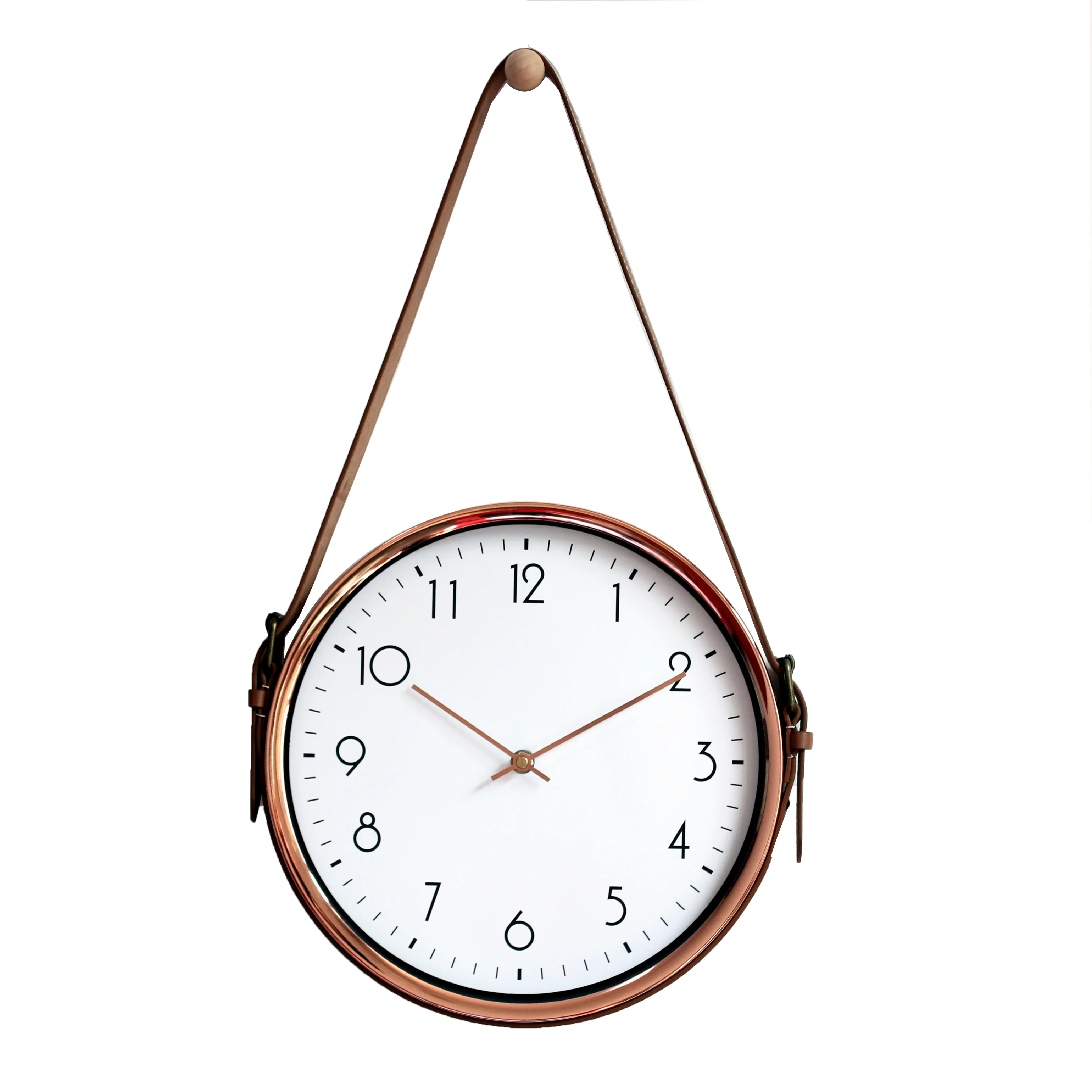 

Modern Design Simple Nordic Wall Clock Vintage Metal Quartz America Living Room Watch Clock Hanging Rustic Home Decoration C6T