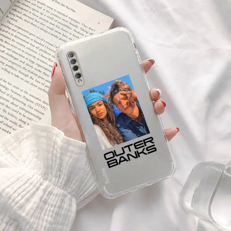 

Outer Banks OBX Livin' the Pogue Life Phone Case Transparent for xiaomi Redmi note cc K 30 10 20 8 9 8 S E T X PRO