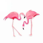 Восхитительные розовые фламинго, популярные наклейки на автомобиль, ПВХ наклейки на зеркало заднего вида, бампер, солнцезащитные водонепроницаемые наклейки