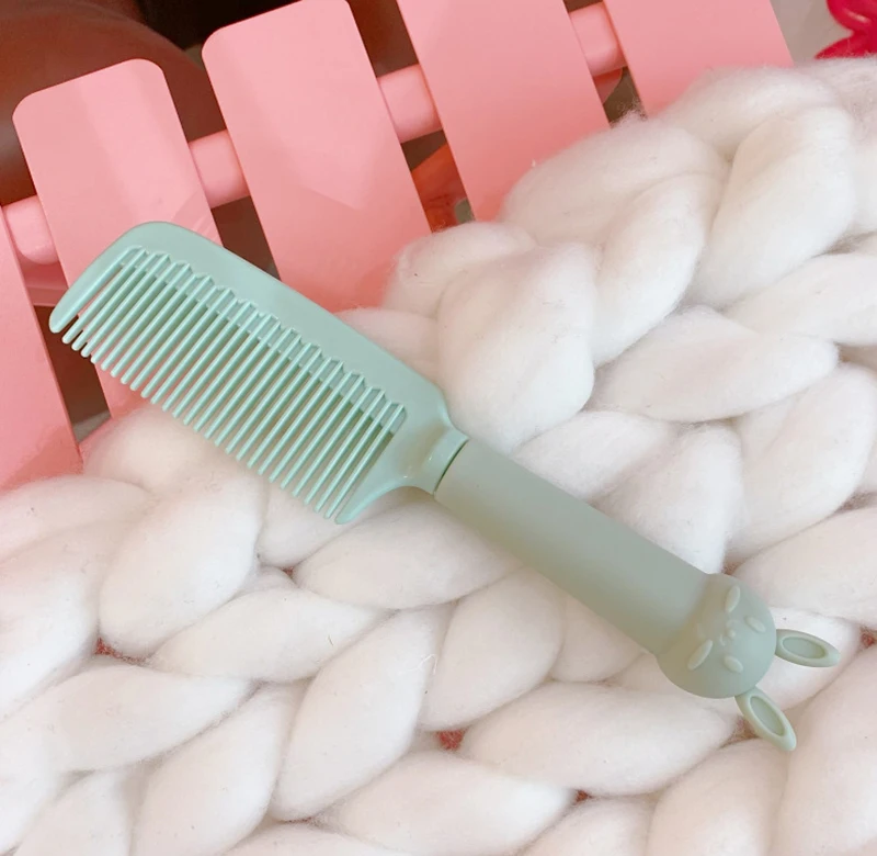 

Cyberstar Cartoon Cute Girl Plastic Soft Rabbit Household Anti-Static Student Curly Hair Comb Long Hair Massage Comb