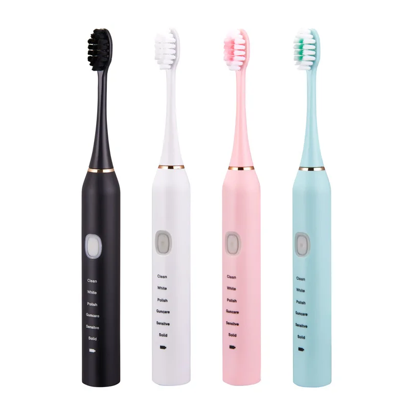 

Powerful Electric Toothbrush Rechargeable 42000time/min Ultrasonic Washable Electronic Whitening Waterproof Teeth Brush 6 Modes