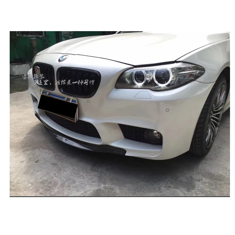 Передний бампер из углеродного волокна спойлер для подбородка BMW 5 серии F10 M5