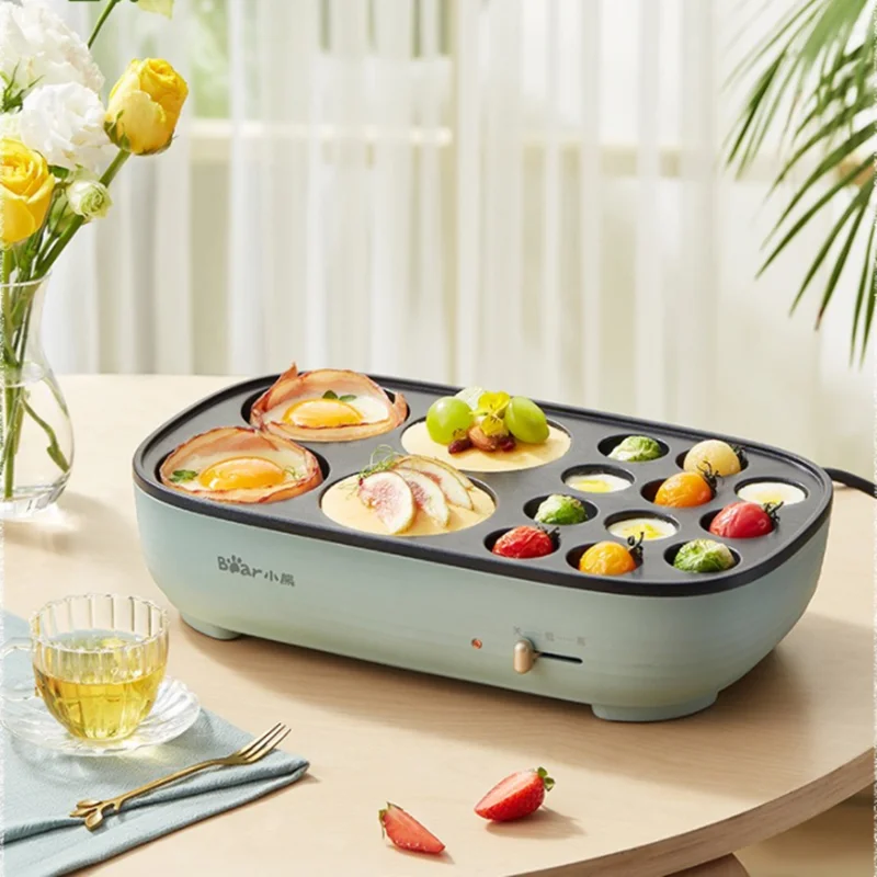 Мини-печь Bear 220V Electric Oven Household Smokeless Small Mini Meatball Machine Takoyaki Multi-function Grill