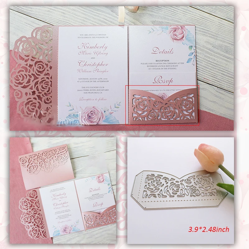 1 шт. кружевные цветы свадебные поделки порезы карманные металлические режущие