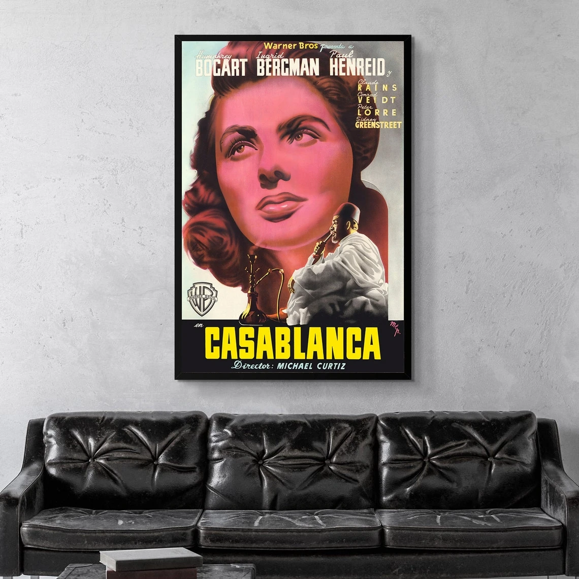 Кинопостер дабланка золотистый в возрасте 40 лет Настенная картина украшение для