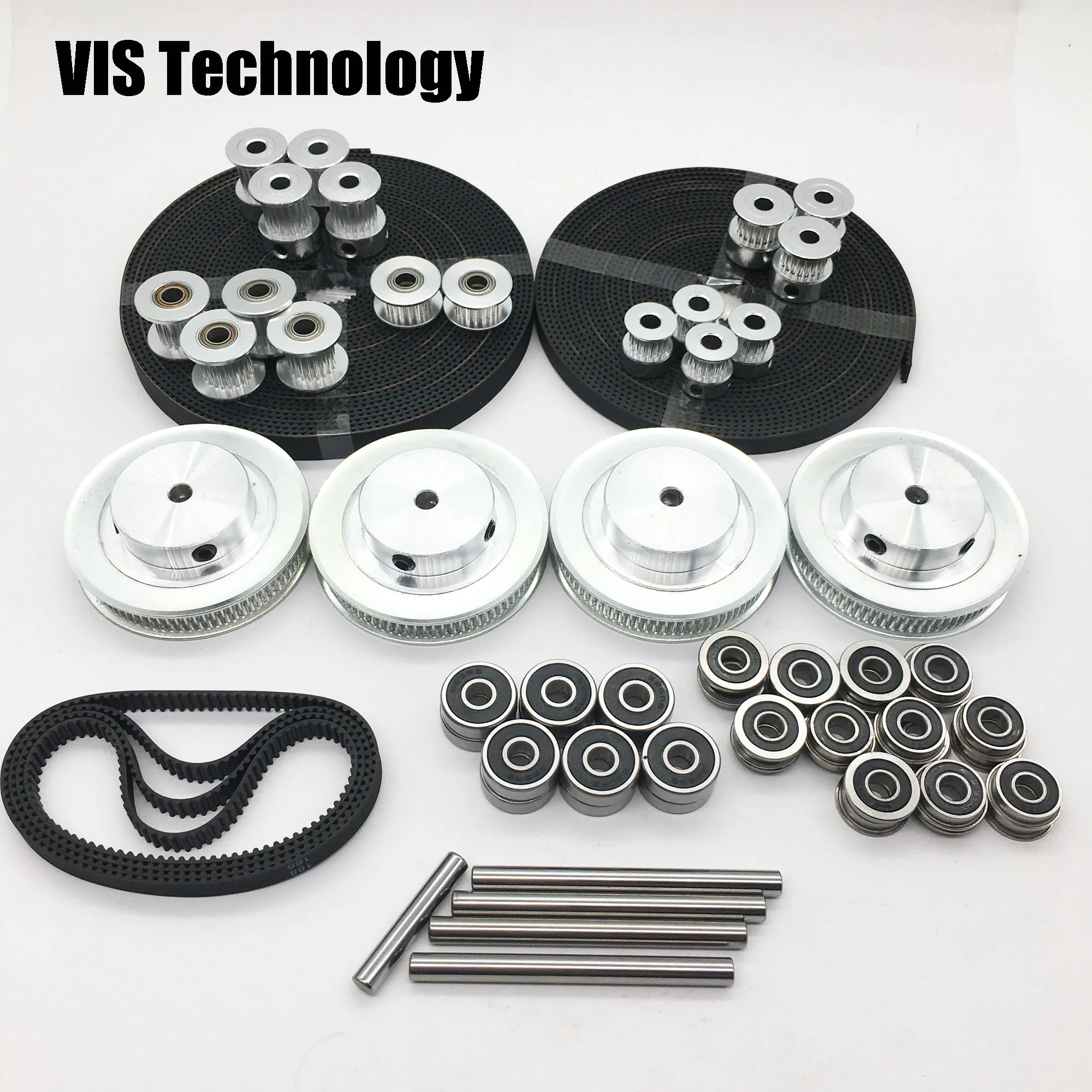Ремень ГРМ VORON 2 4 1 комплект GT2 LL-2GT открытый 16T 80T 20T зубчатый шкив 188-2GT подшипник