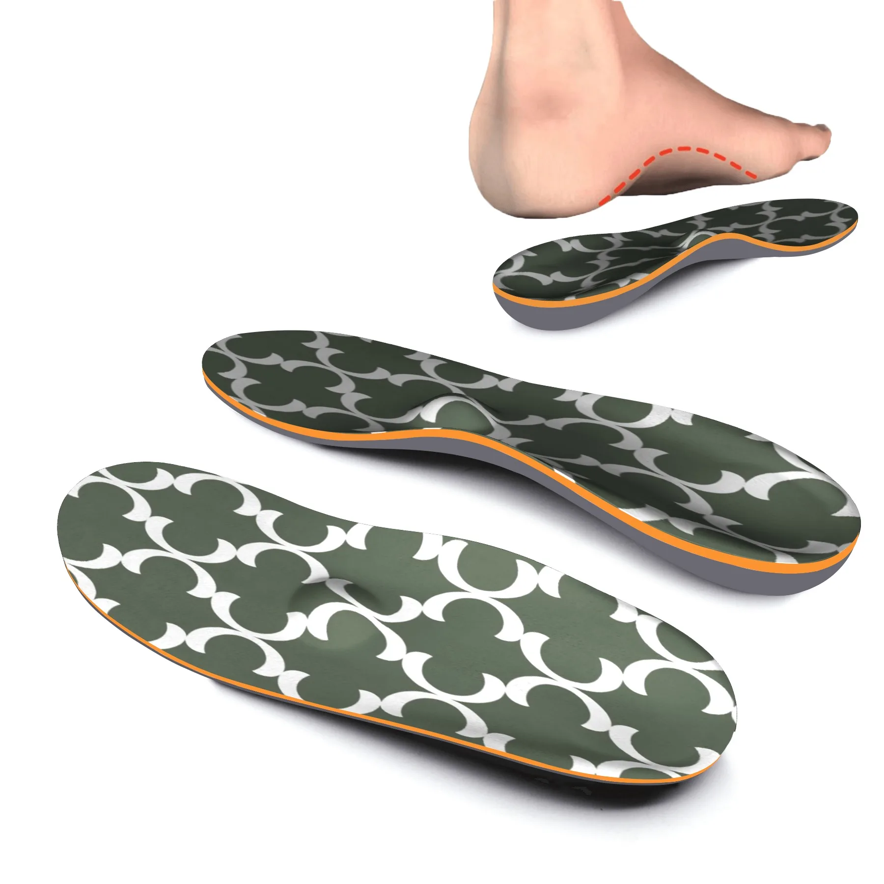 

EVA Orthotic Inserts with Arch Support-Best Insoles Memory Foam for Plantar Fasciitis,Flat Feet,Heel Spurs&Sore Foot Relief