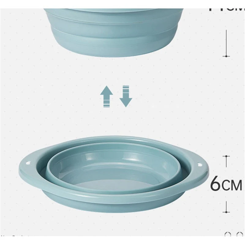 

Round Washing Large Collapsible Folding Camping Space Saver Bowl Basin