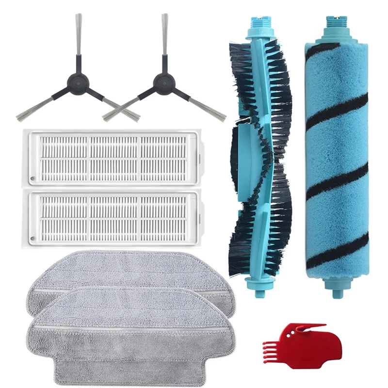 

Main Brush Washable Filter Side Brush for Conga 1890 3790 3290 3490 3690 Robot Vacuum Cleaner Mopping Cloth