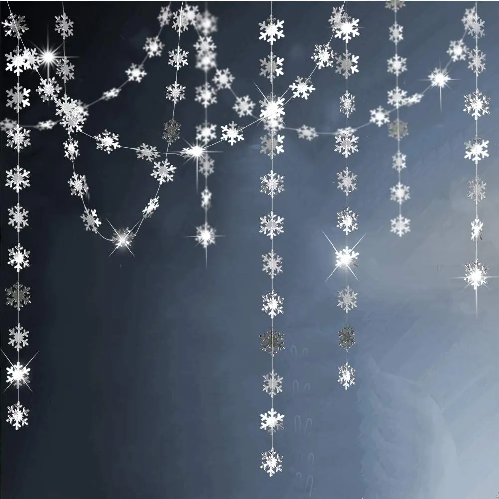 Замороженная Серебряная маленькая фотосессия для зимней страны чудес украшение