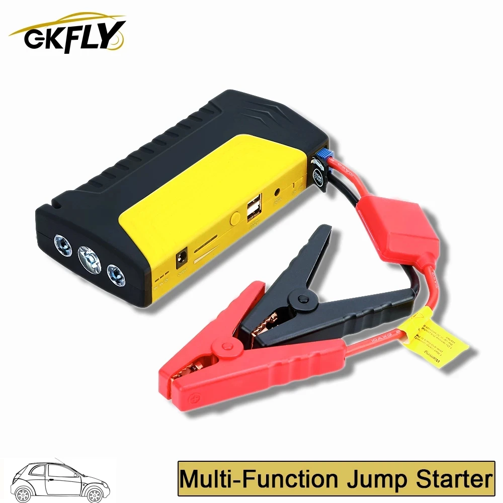 GKFLY пусковое устройство 12V 600A автомобиль скачок стартер Мощность банк быстрый
