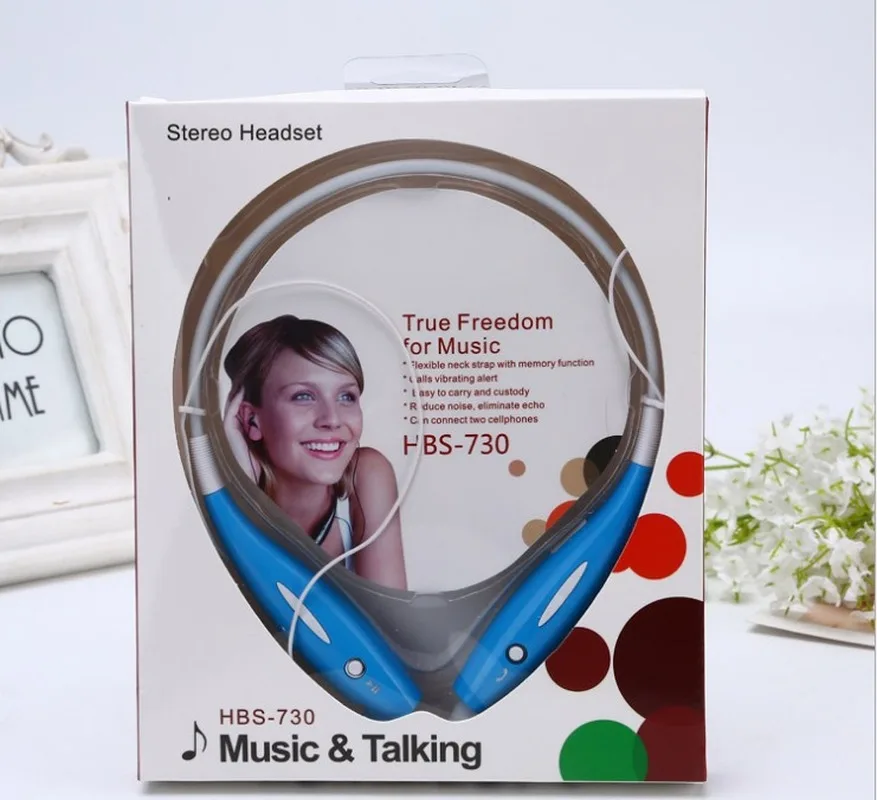 

Neck-mounted wireless bluetooth headset sports running stereo music call earplugs