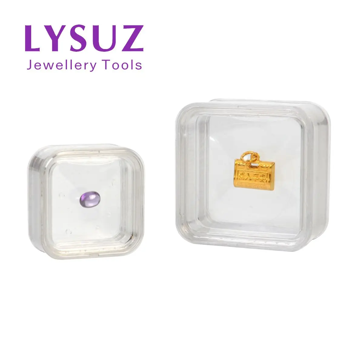Подвеска для ювелирных изделий прозрачный контейнер драгоценный камень 3D
