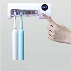 Новый Умный индукционный держатель для зубных щеток с УФ светильник стерилизатор коробка для зубных щеток диспенсер для зубной пасты настенный набор для ванной комнаты