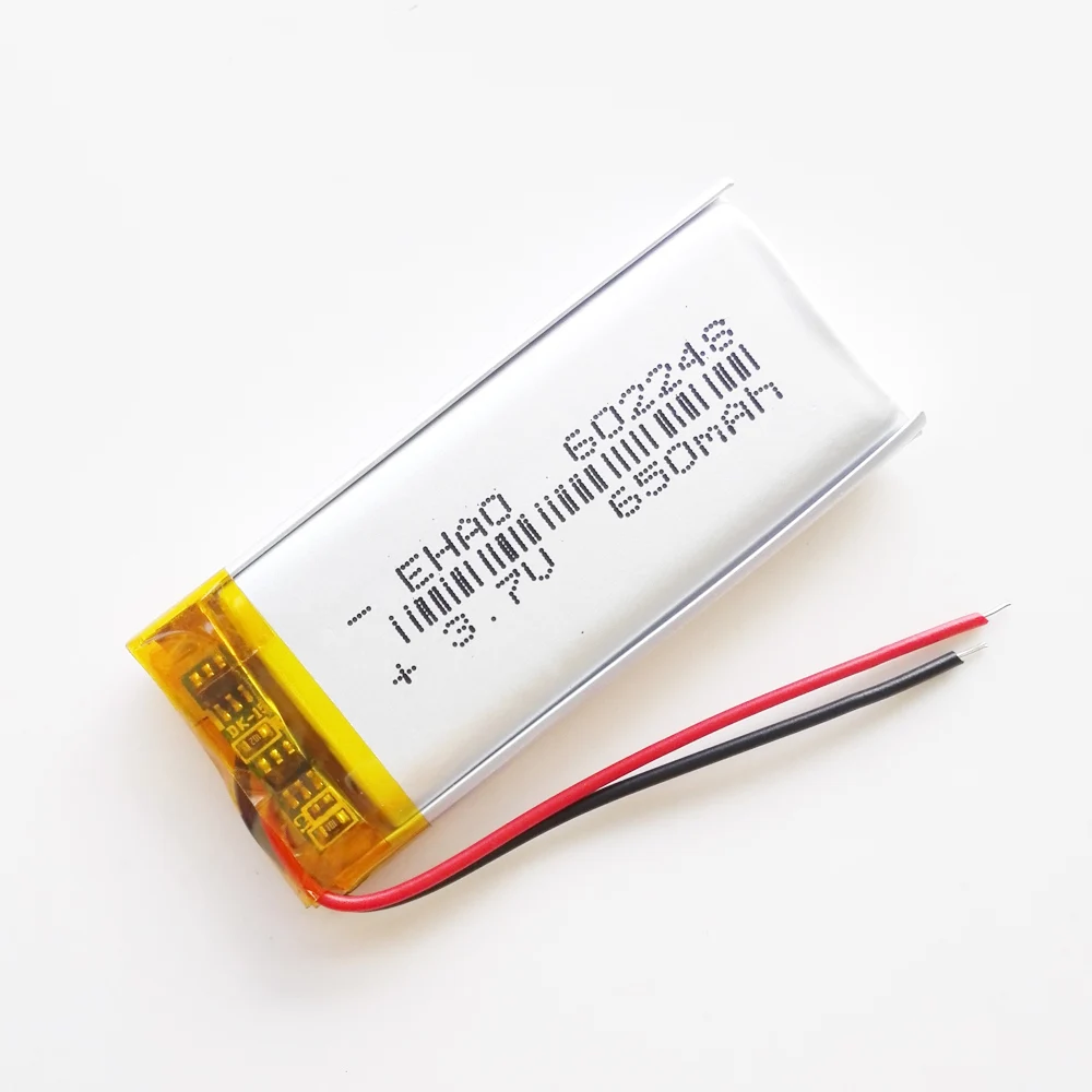 602248 3 7 V 650mAh батарея литий полимерная LiPo аккумуляторная для Mp3 GPS Vedio игры 6*22*48 мм