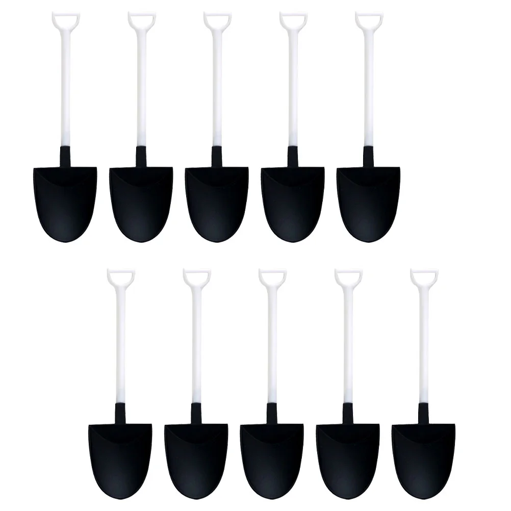 

100PCS Disposable Ice Cream Spoons Shovel Shaped Dessert Spoons