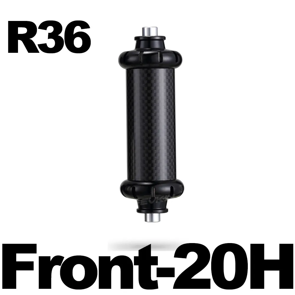 Front 20H OG-EVKIN, супер светильник, прямая тяга, Powerway R36, карбоновые, для шоссейного велосипеда, передние, 18H 20 H, задние, 21 H, 24 Отверстия, Аксессуары для велосипеда - Цвет: Front 20H