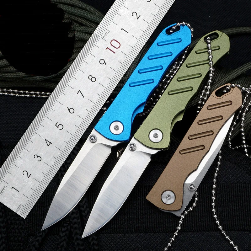 

New J107 folding pocket outdoor camping hunting knife D2 blade Tactical Survival fruit Utility The key pendant knives EDC tools