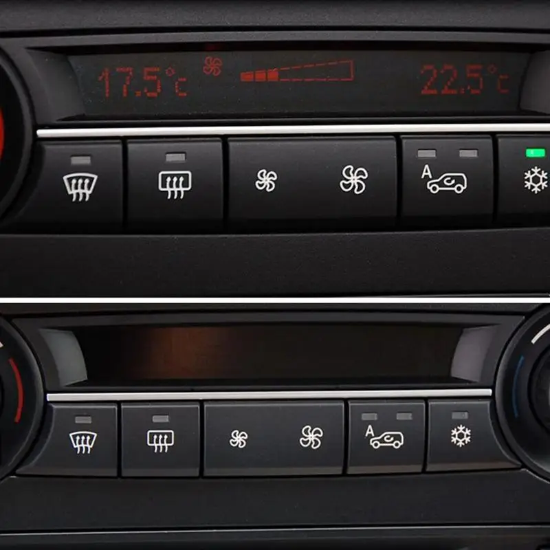 A/C нагреватель кондиционер кнопка управления крышка для BMW X5 E70 X6 E71 черный цвет