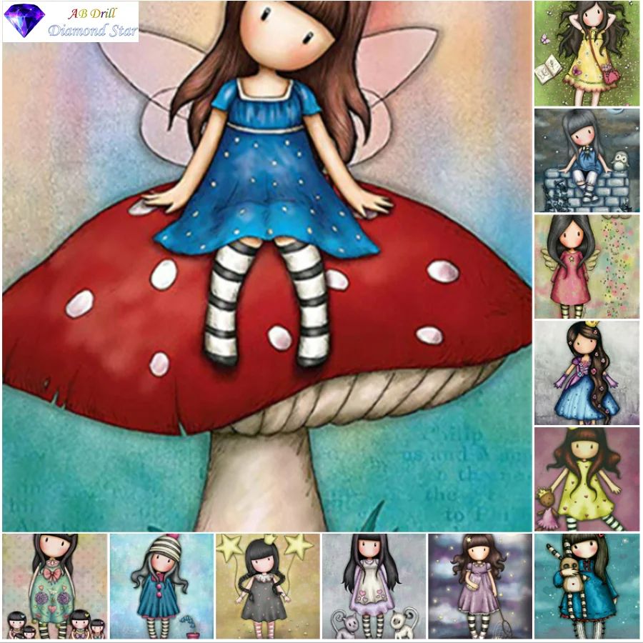 5D AB полная алмазная живопись искусство вышивка клей бархатный холст домашний