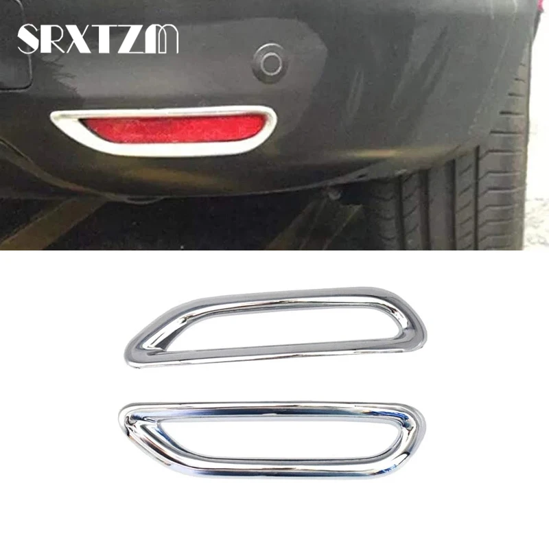 

1 пара стайлинга автомобилей задний противотуманный светильник крышка для Nissan Qashqai J11 2nd 2014 2015 2016 ABS внешние аксессуары Высокое качество