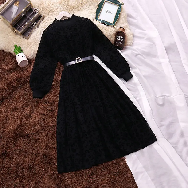 Новинка весны 2020 женское шикарное шифоновое платье феи с круглым вырезом и