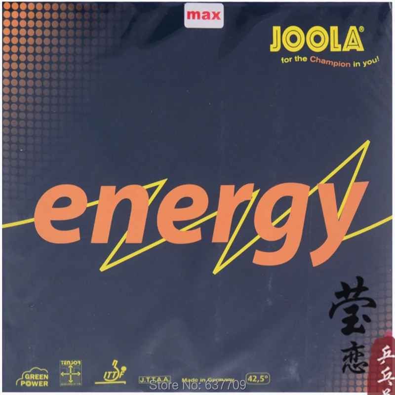 Ракетка для настольного тенниса Joola energy резиновая ракетка с хорошей скоростью